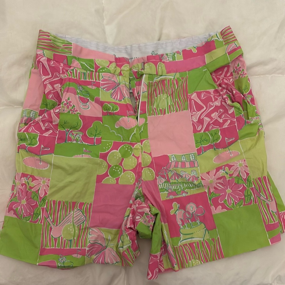 Lily Pulitzer pink/green shorts